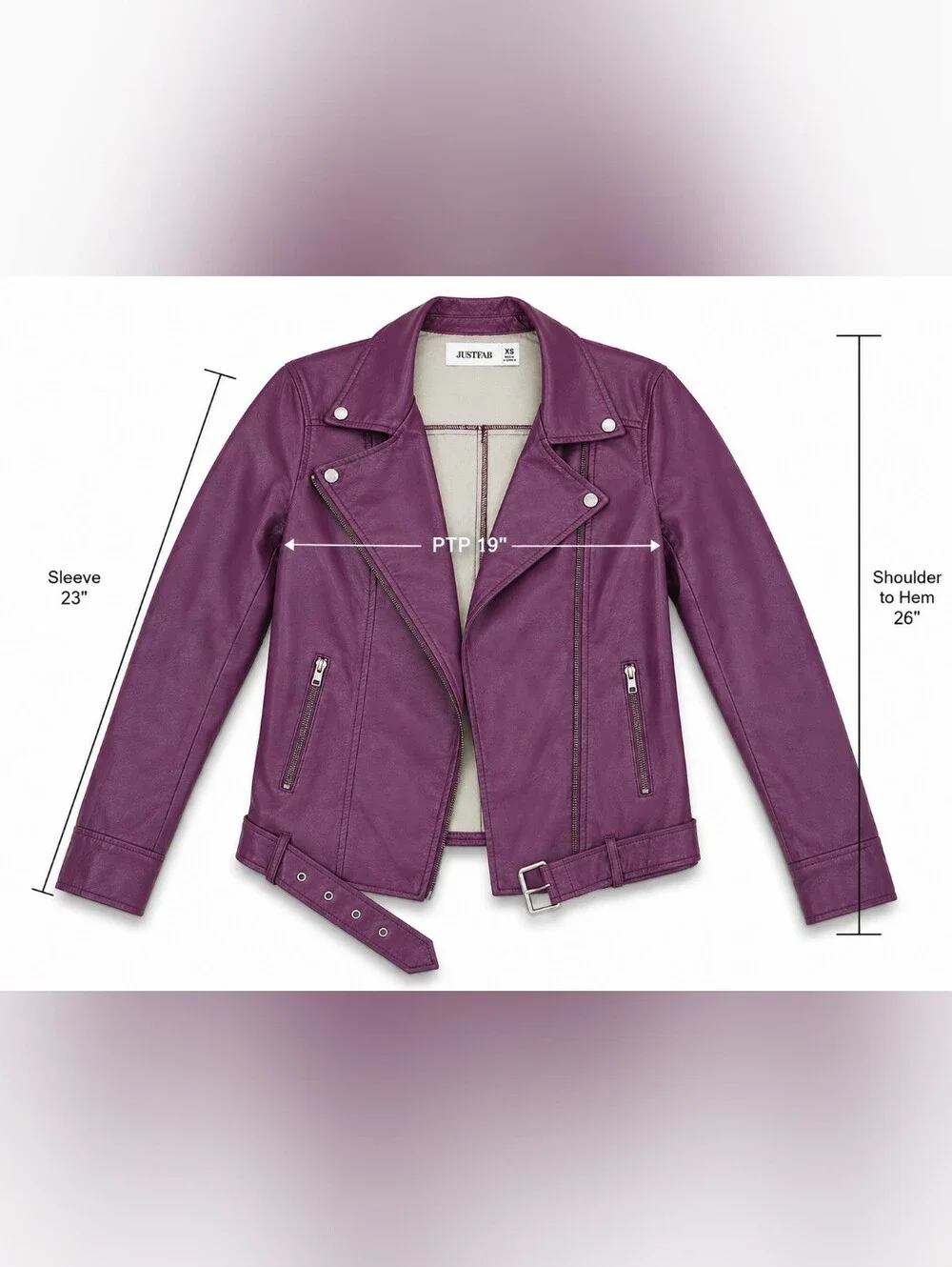 JustFab plum purple